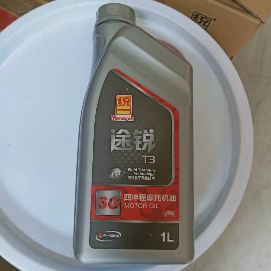 北京统一途锐4T四冲程摩托车机油SG15w40 润滑油1L