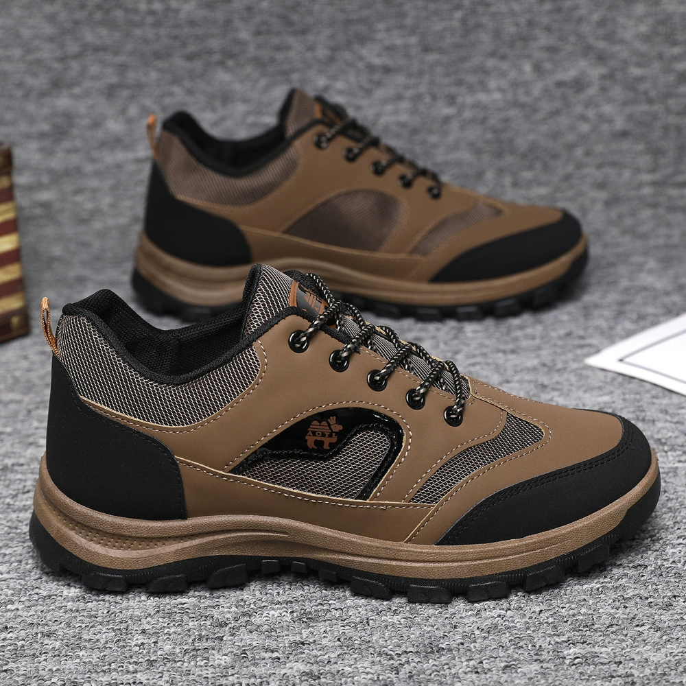 Большая мужская хлопчатобумажная обувь осенняя и зимняя толстая походная обувь на открытом воздухе кроссовки повседневная спортивная обувь мужская обувь