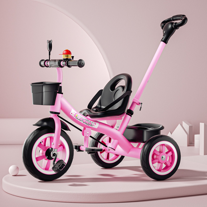 푸시 핸들이 있는 핑크색 상단 티타늄 아이들러 ₴₸