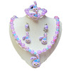 Children's jewelry, bracelet, necklace, ring, earrings, set, pack, suitable for import