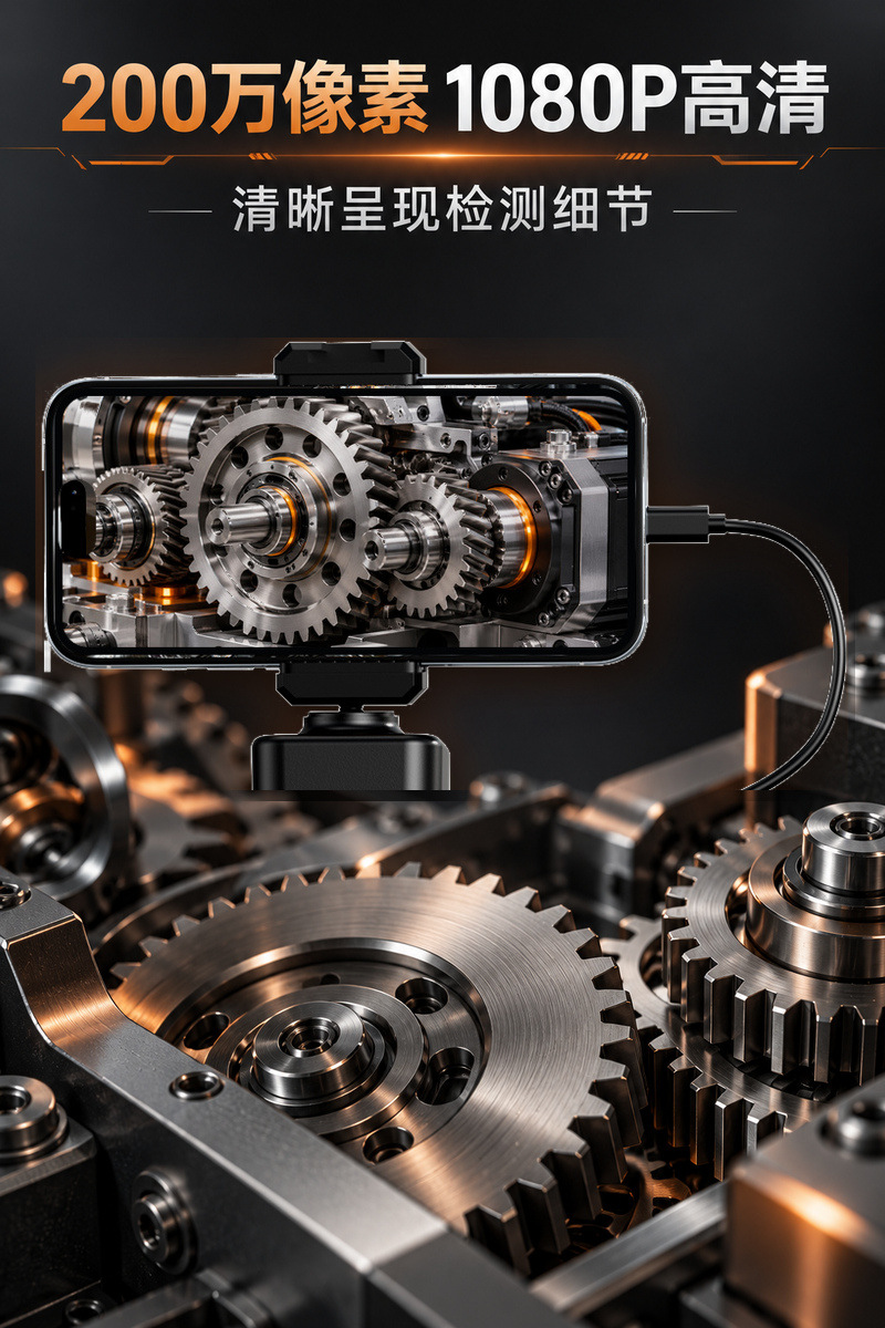 Wholesale OEM 360° Rotating Endoscope Mobile Phone OTG HD 2MP 6MM Pipe Inspection Camera
