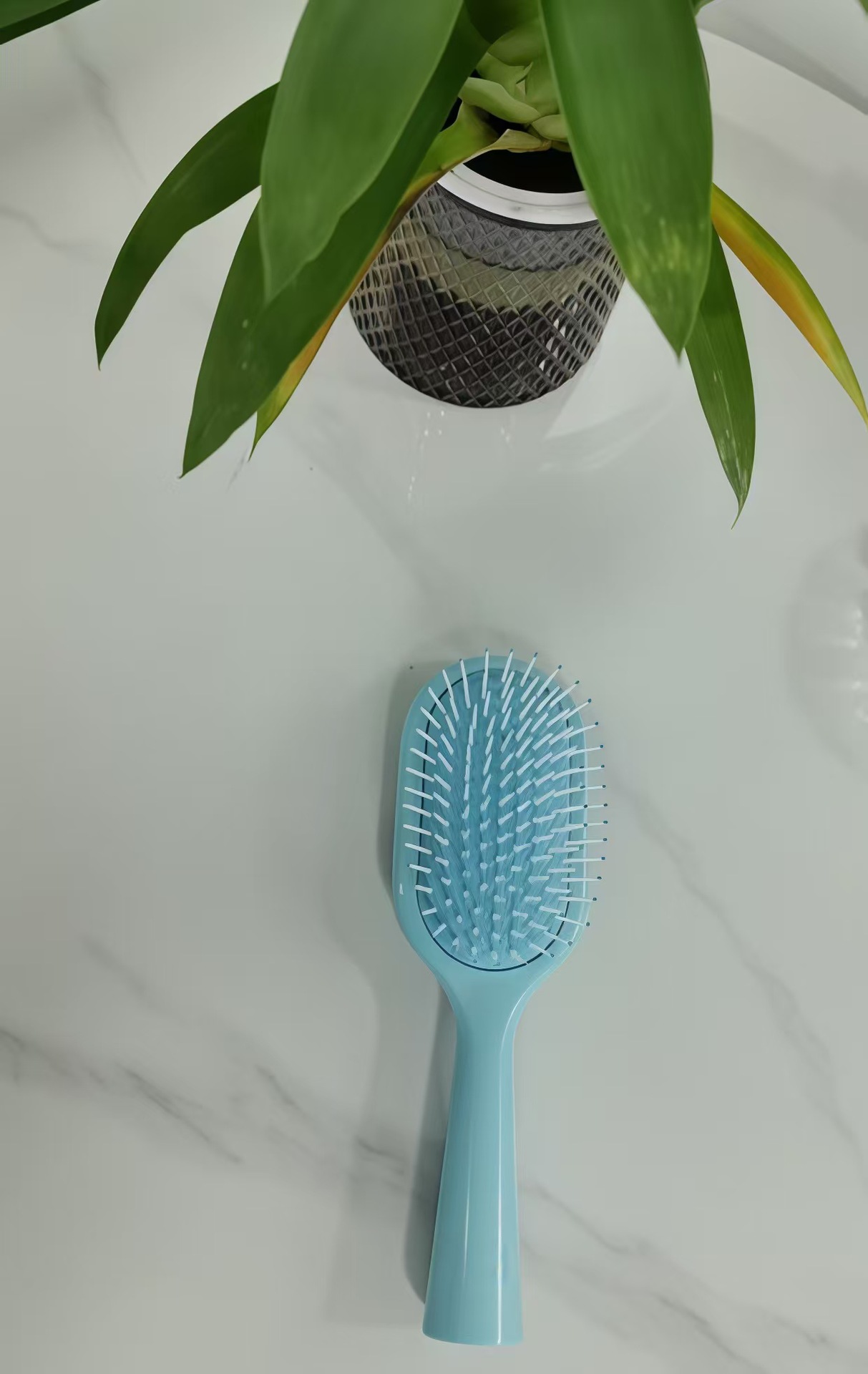 Pein de aire para mascotas con espejo cruzado, pein de aire para niñas, pein de masaje para el cabello, pein de pelo antiestático