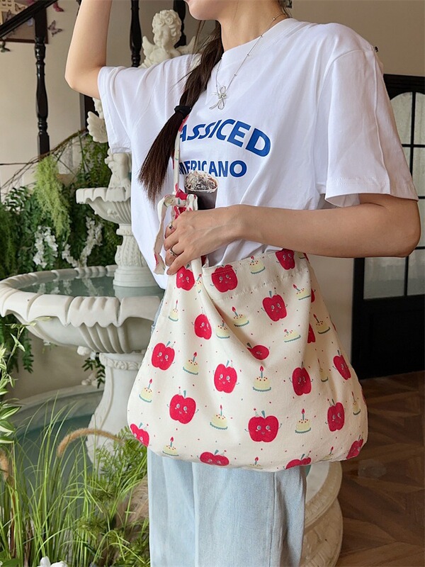 47262夏の新型大容量かわいいリンゴの斜め掛けバッグ|undefined