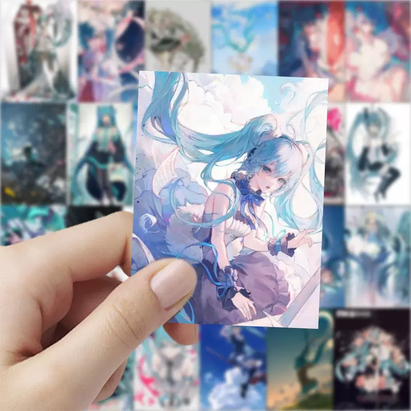 60 шт. стикеры Hatsune Miku 2D-дивай DIY справочник материал блокнот персонализированный телефон