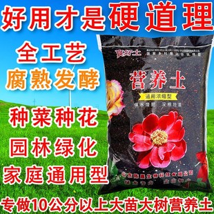 General organic nutrient soil vegetable planting flower planting soil charcoal soil supermarket flower shop succulent rose soil flower soil wholesale