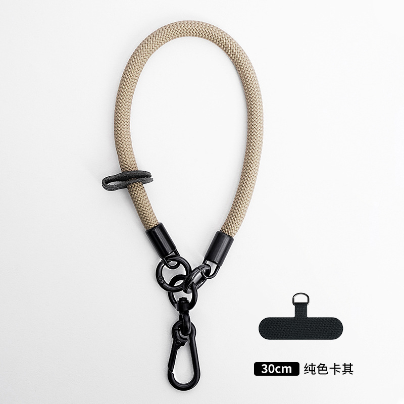 Cordón de teléfono móvil al por mayor crossbody ajustable avanzado Halter muñeca tejida Sling back clip caja del teléfono móvil correa de cordón