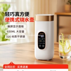 智能烧水杯便携式烧水壶小型恒温壶电热水杯加热保温杯旅行热水壶