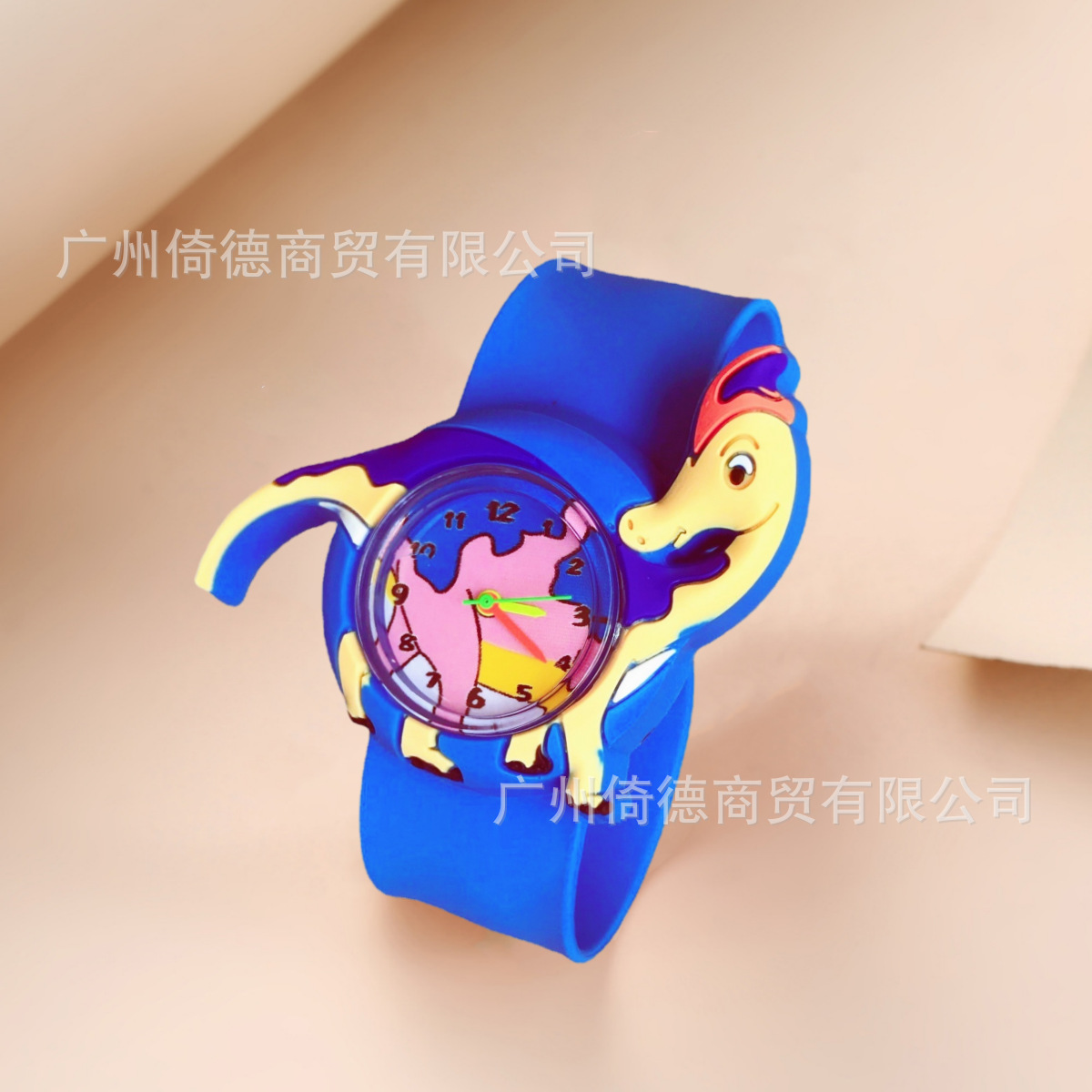 2024 suministro de niños reloj de dibujos animados animal snap ring estudiante kindergarten Panda electrónico en stock Comercio exterior Venta caliente