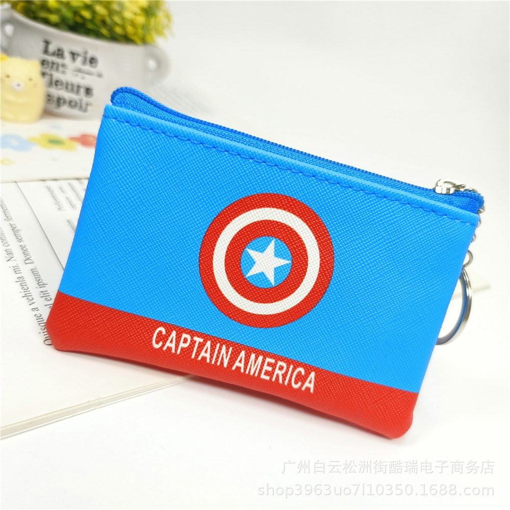 Bolso de la moneda de los niños de dibujos animados lindo niños y niñas monedero bolso de La Moneda bolso de la tarjeta de cremallera pequeña bolsa regalo del estudiante de la escuela primaria