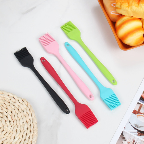 Silicone brush integrated silicone barbecue oil brush small silicone sweep baking tool seasoning brush 21cm silicone sweep