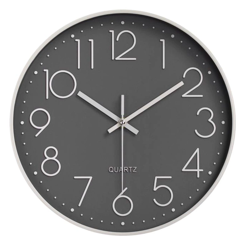 Пластиковые бесшумные настенные часы креативная мода гостиная стерео цифровая шкала настенные часы оптом 20CM clock