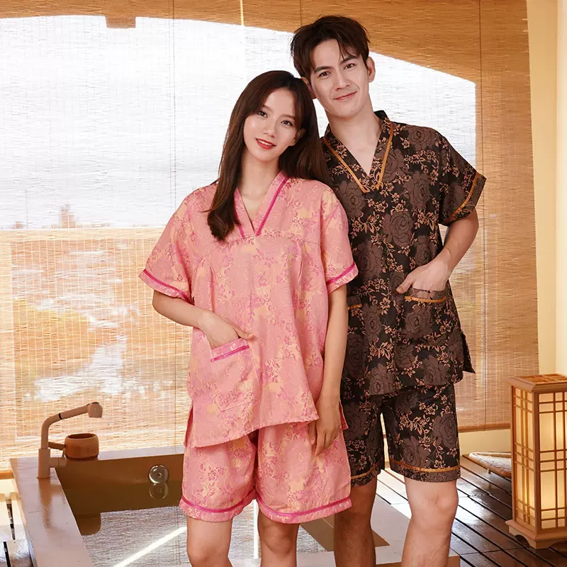 汗蒸服女高档桑拿服男士纯棉艾灸足浴服酒店洗浴衣按摩理疗服批发