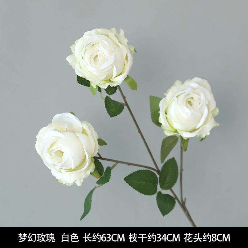 白い造花シーンアレンジメント花の造花ブーケ装飾造花造園アジサイシルクフラワー装飾花|undefined