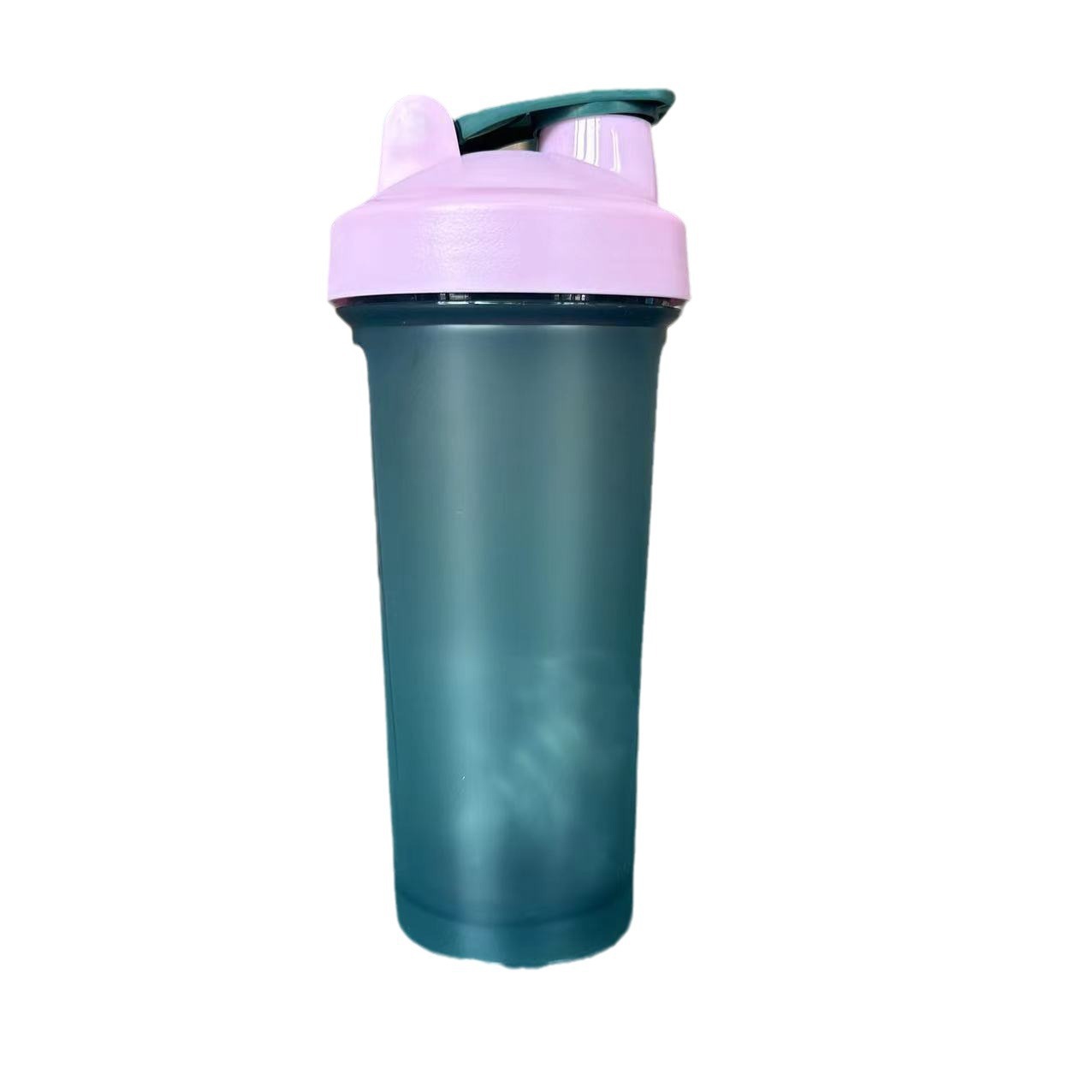 600ml de plástico agitador taza de proteína en polvo taza de batido de leche taza de agua deportiva de fitness portátil logotipo de la taza agitador suministro directo de fábrica