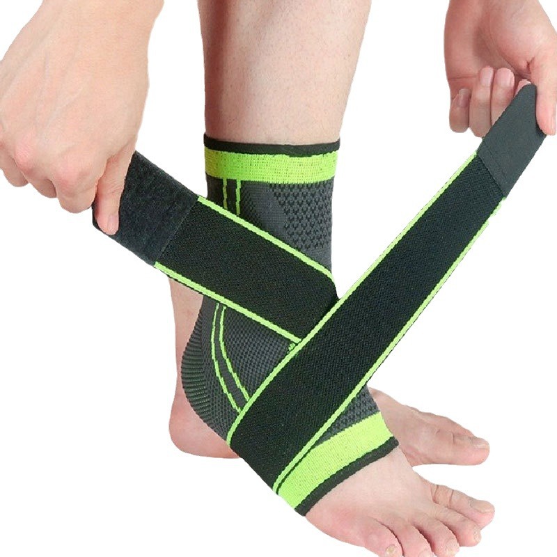 Tobillos de compresión de bobinado al por mayor de fábrica para hombres y mujeres baloncesto fútbol montañismo correr protección de tobillo deportivo anti-esguince