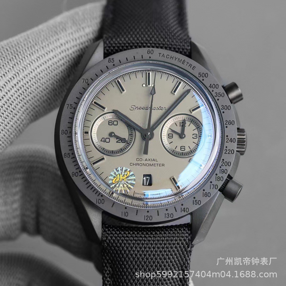 Oujia Haima Mega Speedmaster Multifunctional Timing Series Automatic Mechanical Men's Watch Source Wholesale Delivery