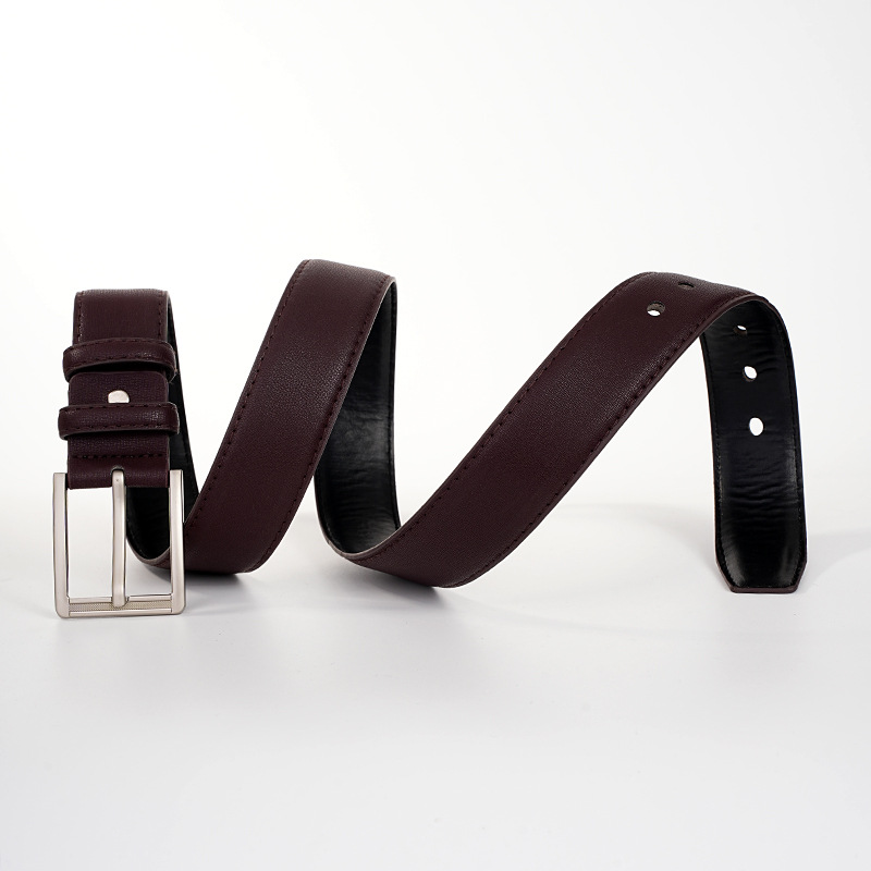 Business Youth Belt Men's Imitation Leather Pin Buckle Belt Versatile Trendy Overalls Student Belt Jeans Belt Trendy Men_viptrois.com