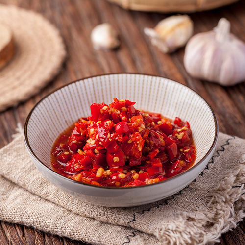 Zhang Shi Ji Yu Chu Fresh Chopped Chili 2kg Red Chopped Chili Sauce Chopped Chili Fish Head Bibimbap Rice Mixed Chili Sauce Dining Pack