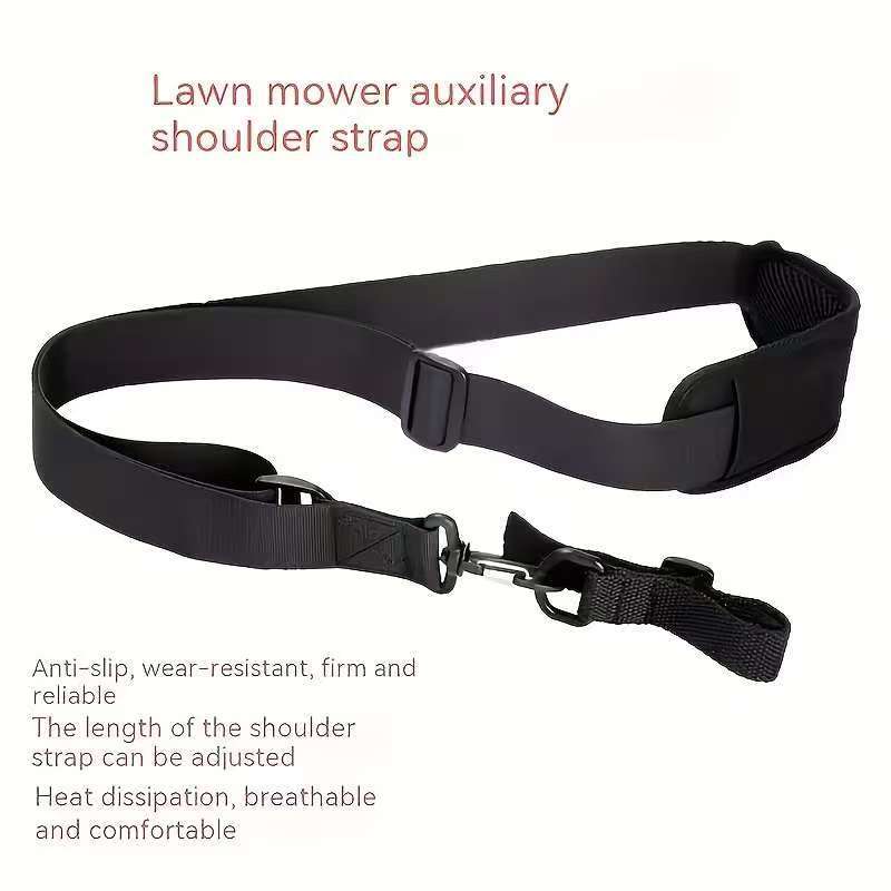 Black [cloth shoulder pad]