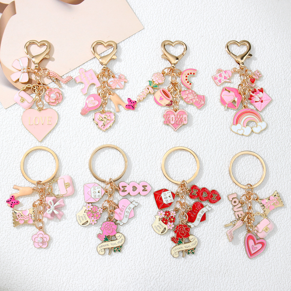 Llavero Colgante de Aleación Esmaltado, Decorativo para Bolso y San Valentín image 1