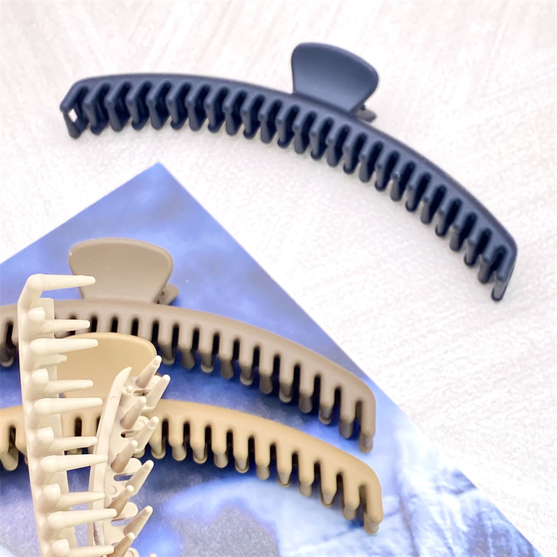 Versión coreana de la pinza de agarre grande de diente denso, pinza para el cabello en la parte posterior de la cabeza de las mujeres