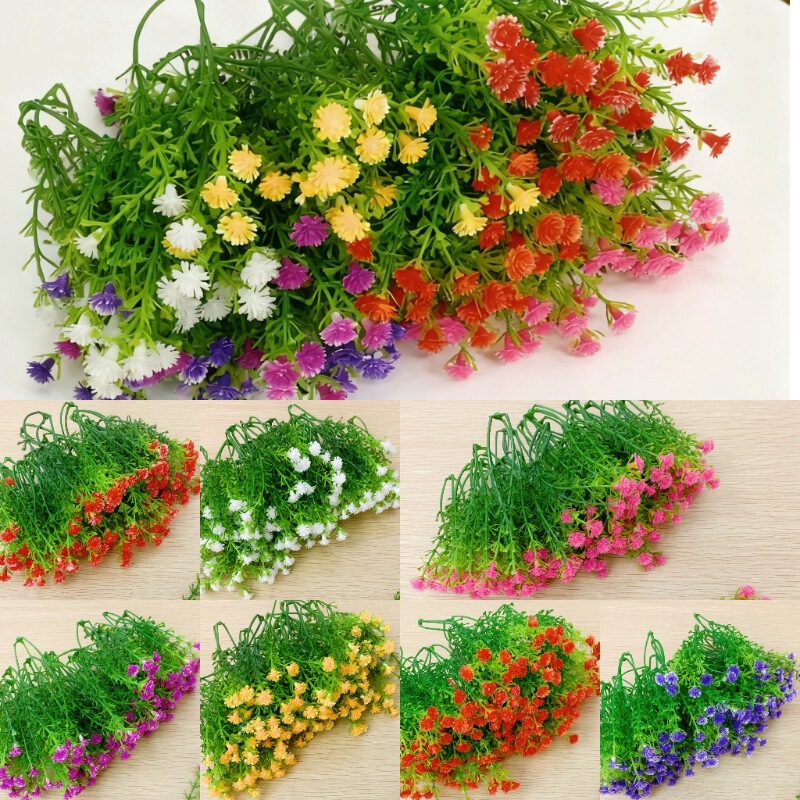 Flower Accessories, Plastic Gypsophila Bouquet with Grass Flowers, Decorative Materials, Student Handmade Embellishments, Artificial Flowers Flower Accessories, Plastic Gypsophila Bouquet with Grass Flowers, Decorative Materials, Student Handmade Embellishments, Artificial Flowers