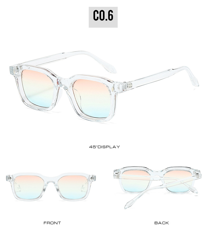 33g Weight Full Frame Glasses Structure Sunglasses Classification PC, UV400 Protection Lens Material Square Glasses Style Outdoor, Travel Occasion Solid Color Pattern All Seasons Season Unisex Gender Simple Style, Classic Style Style Grey, Black Color Simple Style Classic Style Solid Color PC UV400 Protection Square Full Frame Women's Sunglasses 11