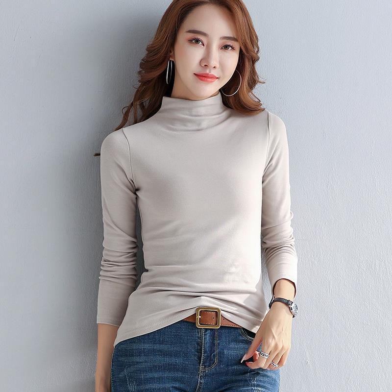 그레이 살구색 (세미 하이 칼라)