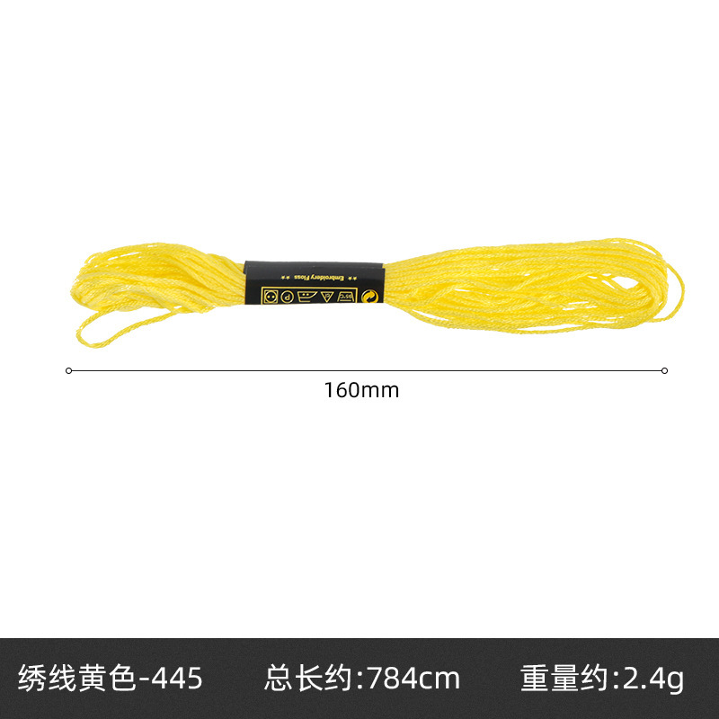 Hilo de punto de cruz de 42 colores, hilo de bordado de poliéster y algodón, bordado puntual, bordado de punto, bordado de punto de cruz