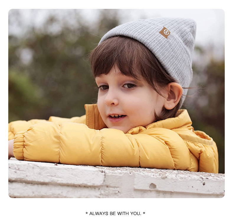 Children Unisex Basic Solid Color Wool Cap display picture 1