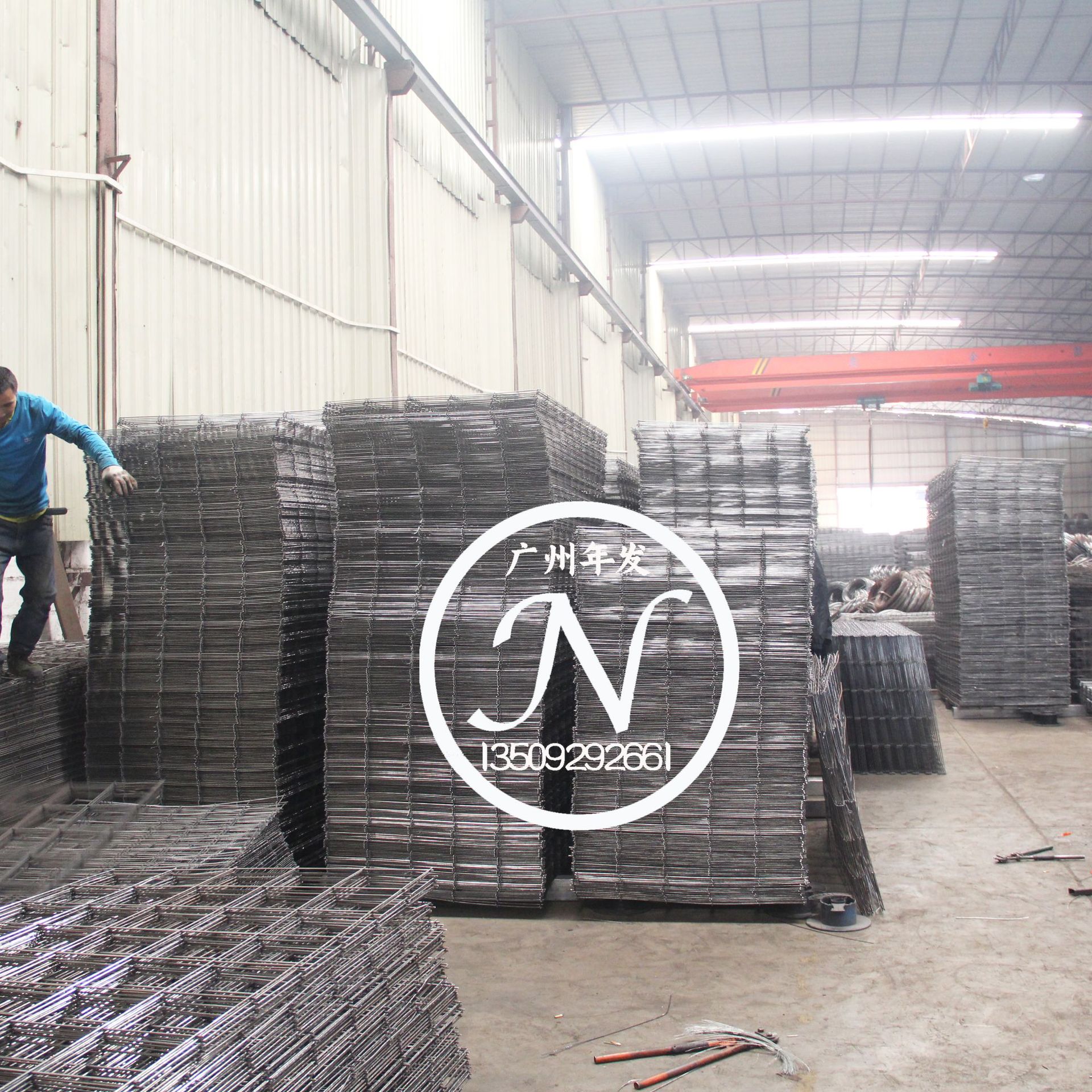 年发 黑丝钢网片 混凝土打灰网片 4厘5厘铁丝网 Q235现货直销