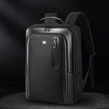 瑞士双肩包男士商务出差上班笔记本电脑包休闲大容量书包背包通勤