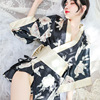 Women's kimono Sexy Satin Pajamas nightdress uniform seduction suit