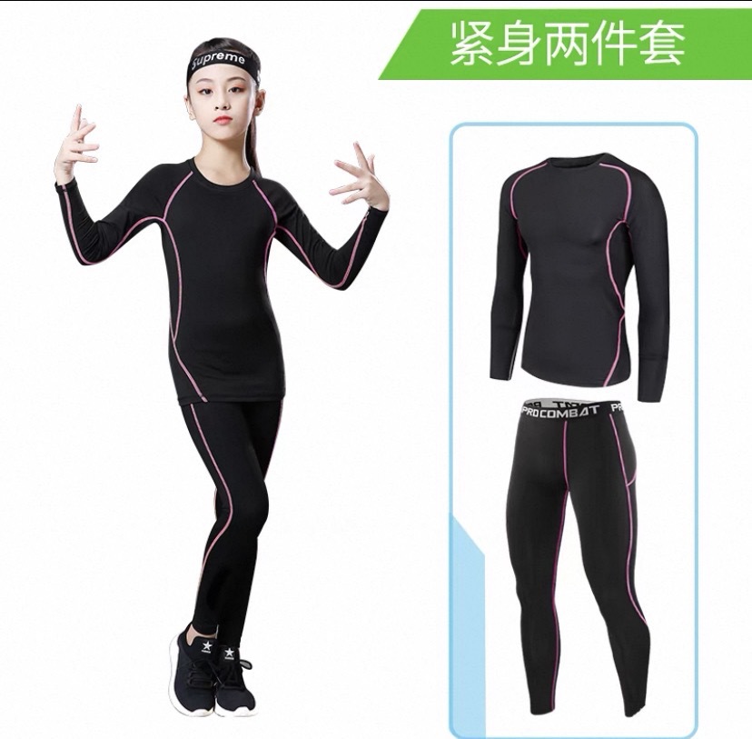 Plum red line long sleeves + trousers