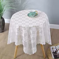 Скатерть в стиле bright‑silk, принты «сакура» и «ромбы», размеры 60×60–140×200 см