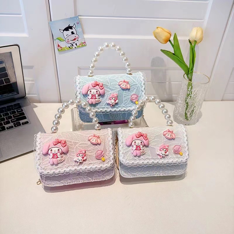 Bolsos para niños accesorios de perlas bolsos de hombro para niñas bolsos de mochila para niños bolsos accesorios para bebés rojos bolsos de cambio