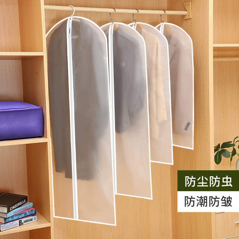 Peva Clothing Dust Cover, Waterproof and Insect-Proof, Simple Hanging Type, Household Clothes Hanger, Dust Cover, Dust Bag, Customizable Peva Clothing Dust Cover, Waterproof and Insect-Proof, Simple Hanging Type, Household Clothes Hanger, Dust Cover, Dust Bag, Customizable