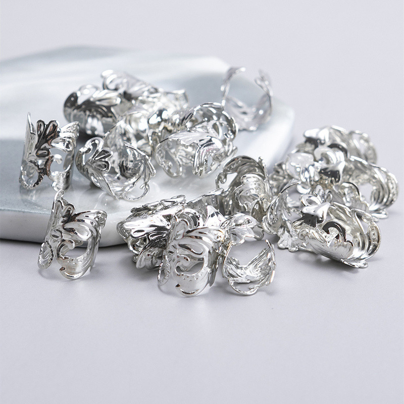 European and American Foreign Trade Dirty Braid Special Hair Ring African Twisted Hair Accessories Bohemian Style Jewelry Small Braid Hair Buckle Metal