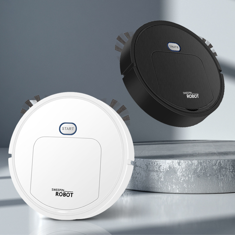 Venta al por mayor robot de barrido inteligente limpieza perezosa hogar succión y barrido máquina todo en uno pequeños electrodomésticos regalos comerciales