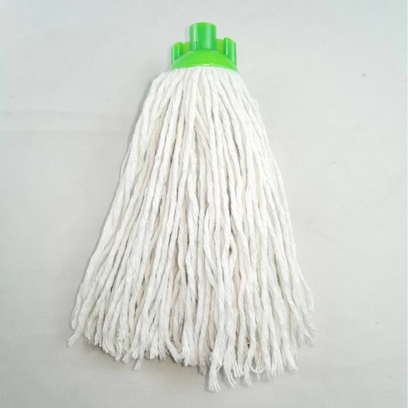 Mayorista cabeza redonda piso duro trapo giratorio hotel limpio doméstico ligero tornillo de agua reemplazable cabeza de trapo de algodón