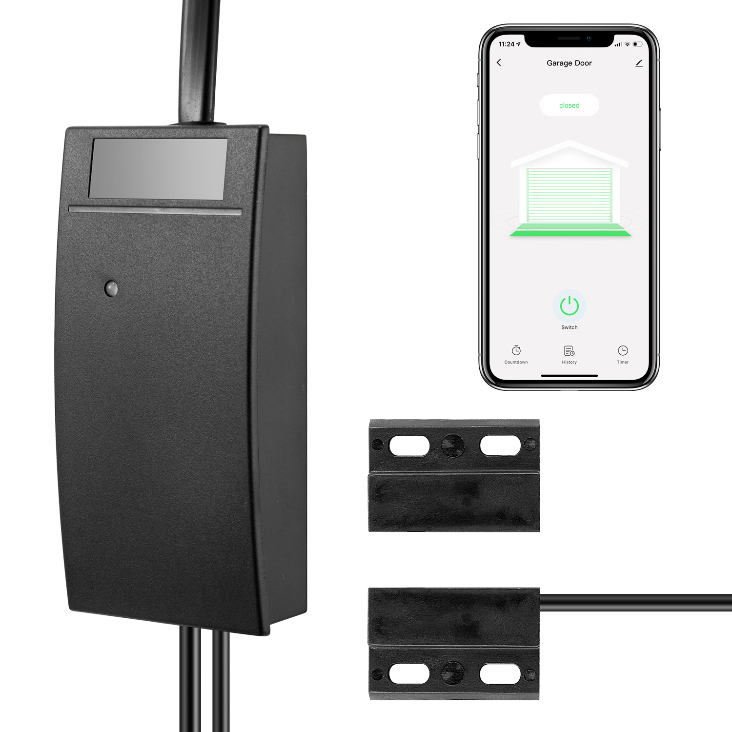 Tuya涂鸦智能 WIFI 车库门控制器 Garage door controller opener详情图1