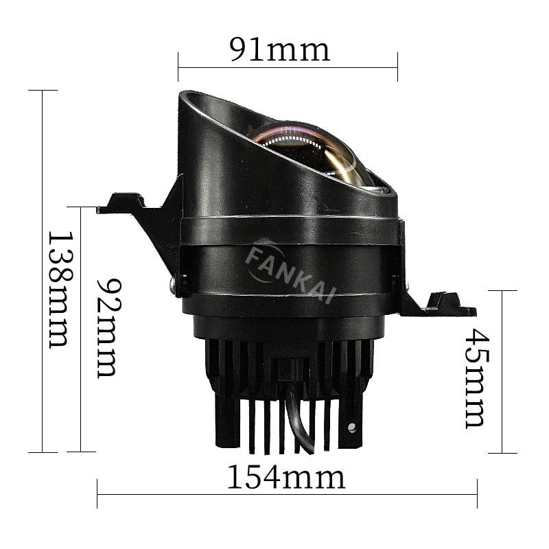3 pulgadas para Nissan Qijun automóvil LED doble lente de lámpara de niebla doble taza de lámpara de mejora de una lámpara de automóvil image 4