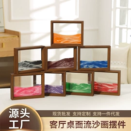 玻璃工艺品;流水摆件;牛顿摆