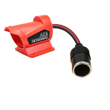 适用milwaukee美沃奇米沃奇M12电动工具电池12V点烟器母座48-11