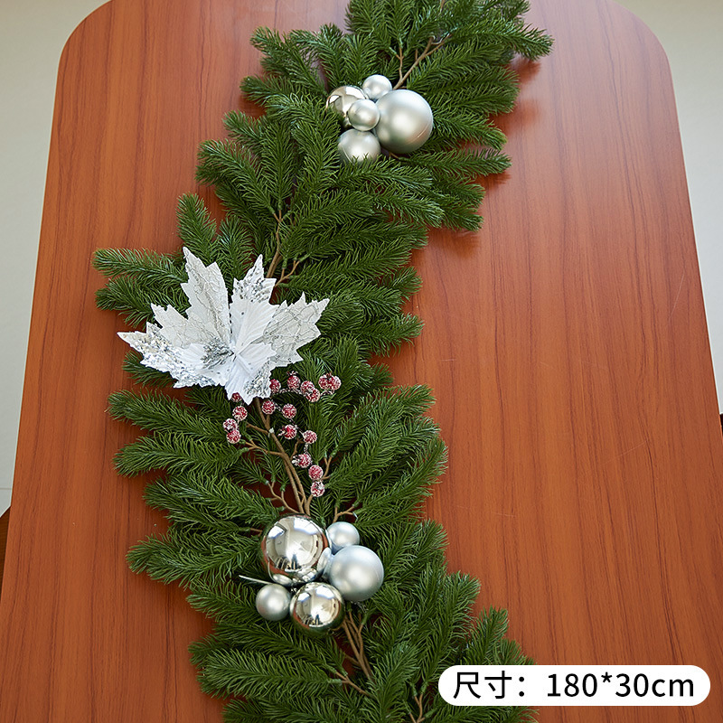 純粋なPEクリスマス藤条牛角クリスマス装飾品暖炉階段飾りクリスマス藤条シミュレーション装飾品|undefined