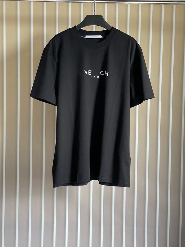 Dujiaバージョンスポット高品質GV新作デストラクションレター半袖TシャツOSルーズバージョン男女同型T|undefined