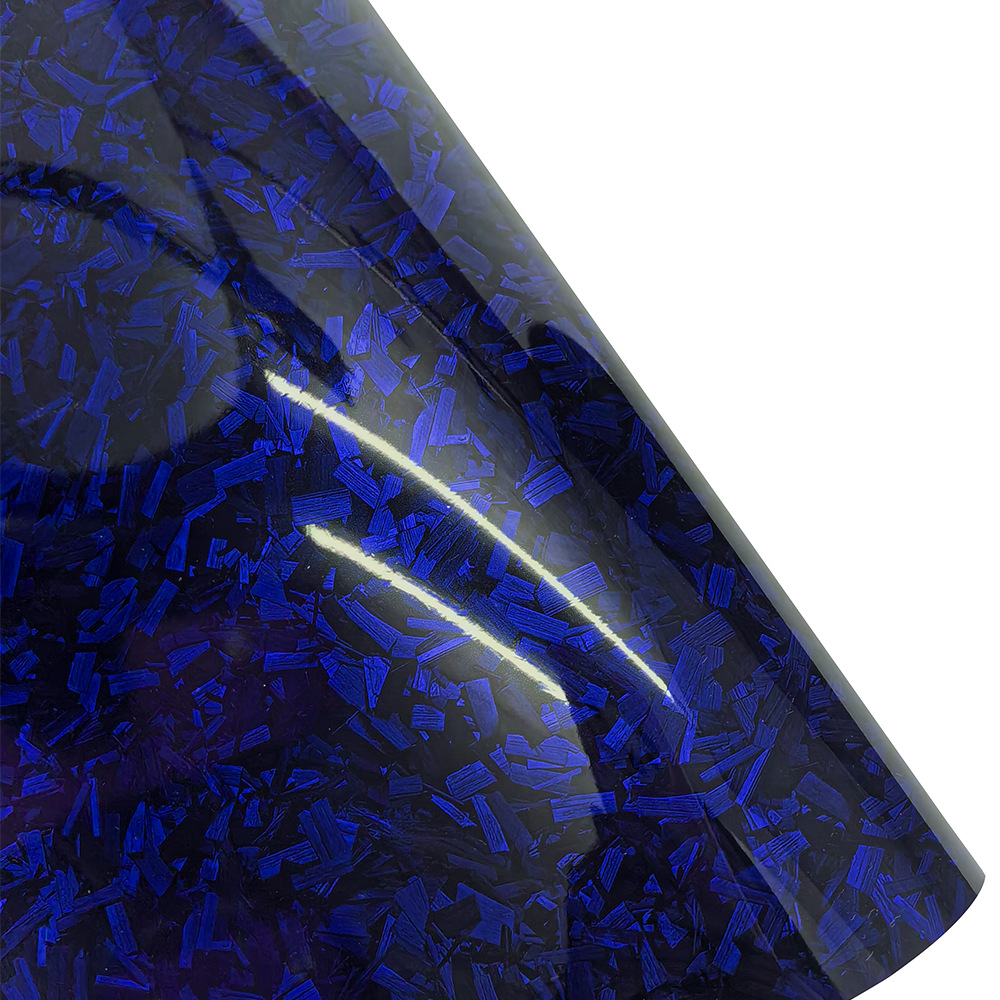 AliExpress Hot Sale Car PET Forged Carbon Fiber Flower Carbon Color Change Film Bright Matte Body Interior Modification Sticker Film