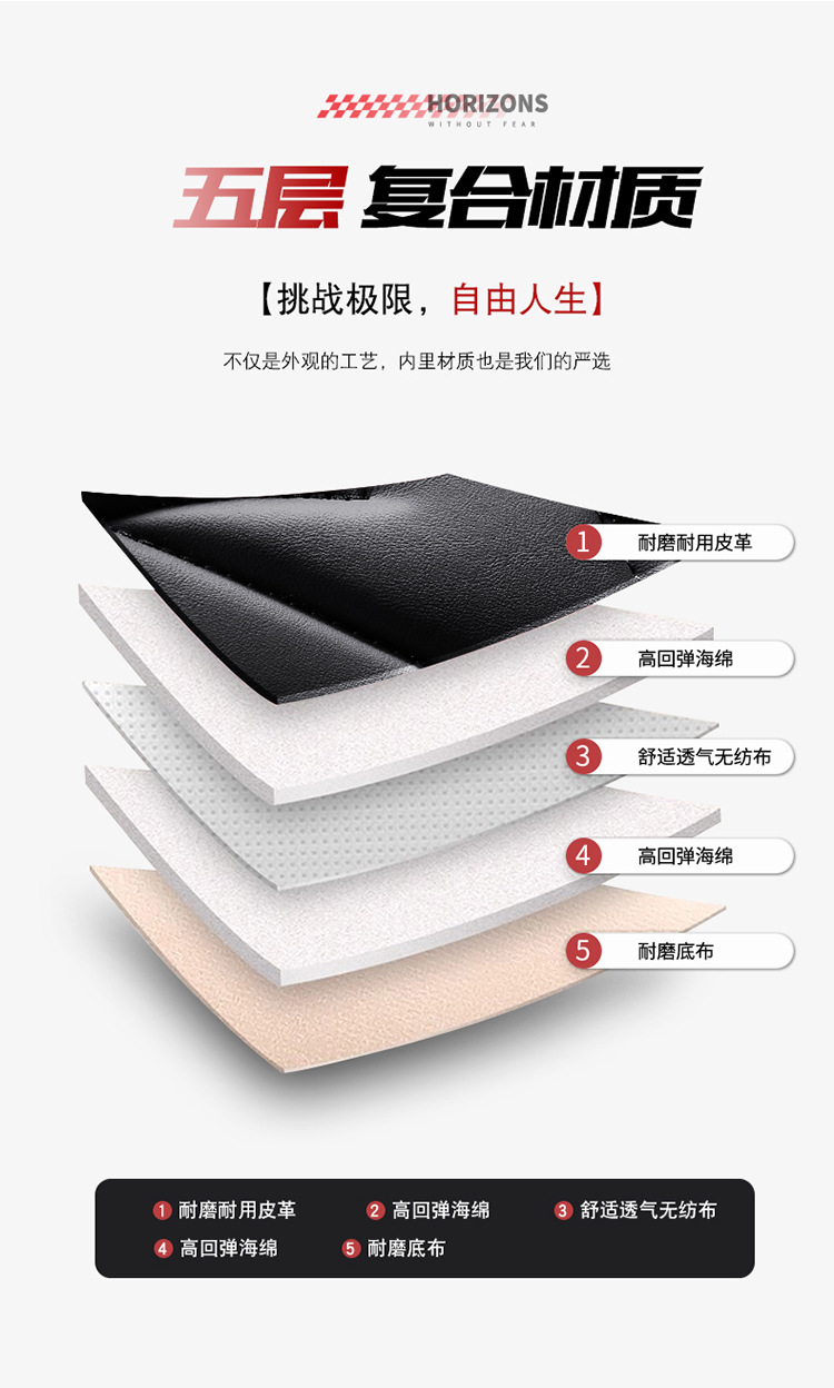 Factory Direct Delivery of New Car Fully Surrounded Anti-Slip Cushion Nappa Leather Four-Season Universal Light Luxury High-End Cushion Seat Cover