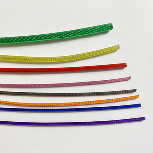 Factory Supply Pvc-Coated Steel Wire Rope, Rubber-Coated Steel Wire Rope, Plastic-Coated Steel Wire Rope for Jump Ropes
