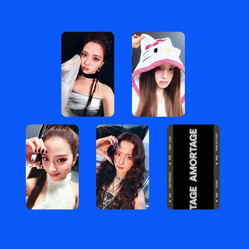 BLACKPINK Pink Jin Jixiu JISOO Personal SOLO AMORTAGE Small Card Photocard Postcard